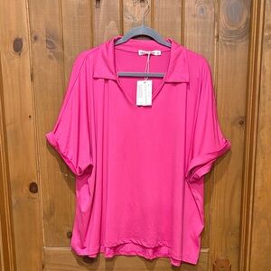 Vibrant Pink Blouse for Women